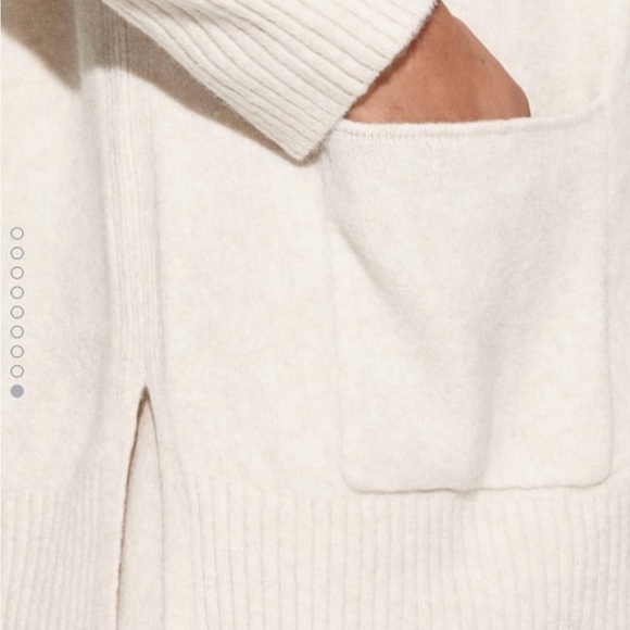 bnwt Oysho heathered cream cardigan with pockets - Picture 5 of 8